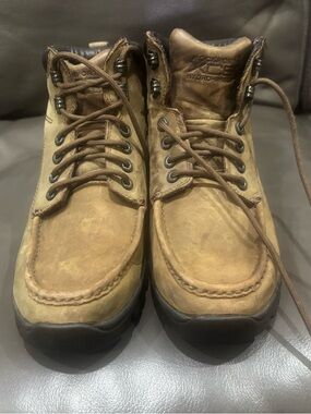 Rockport XCS Men's Tan Leather Boots-Size  9.5
